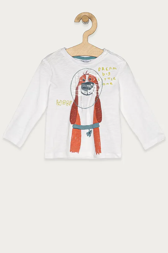 biela OVS - Detské tričko s dlhým rukávom 74-98 cm Chlapčenský
