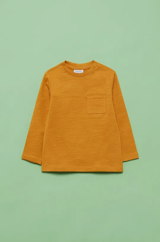 žltá OVS - Detské tričko s dlhým rukávom 74-98 cm Chlapčenský