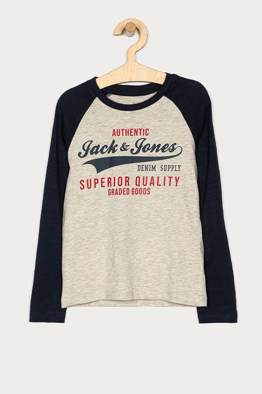 sivá Jack & Jones - Detské tričko s dlhým rukávom 128-176 cm Chlapčenský