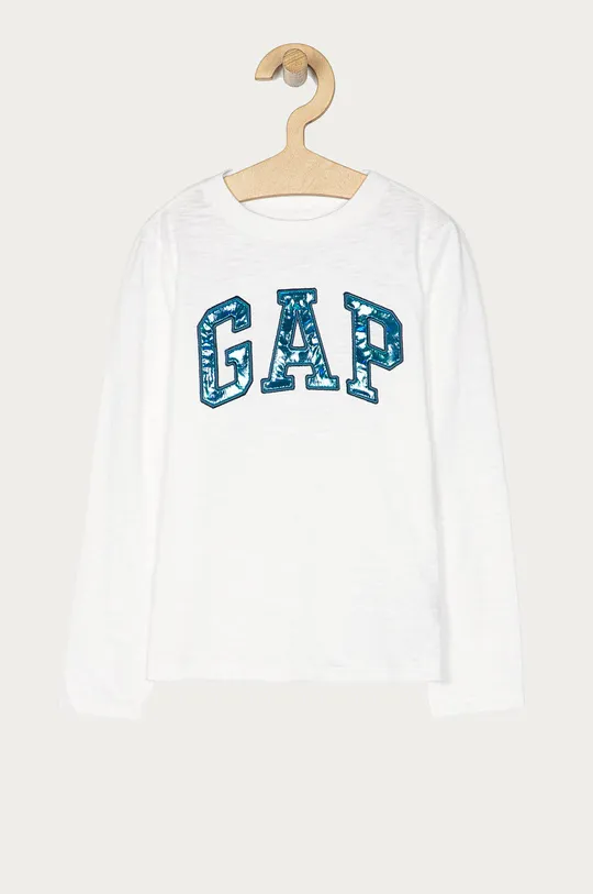 biela GAP - Detské tričko s dlhým rukávom 104-176 cm Chlapčenský