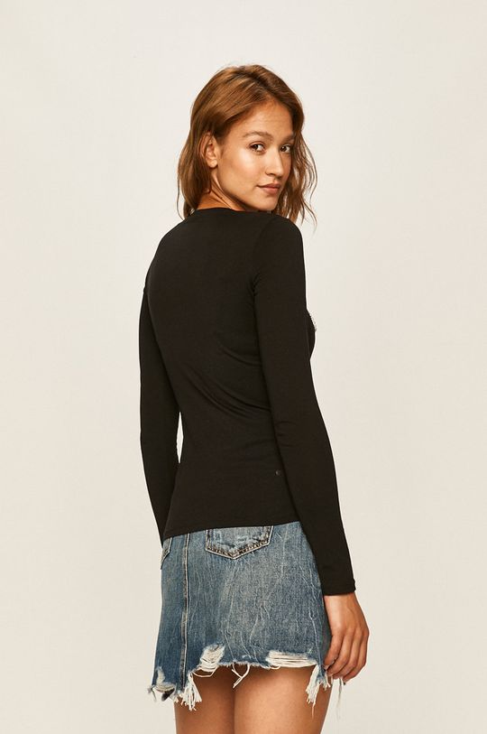 Guess Jeans - Tričko s dlouhým rukávem  100% Bavlna