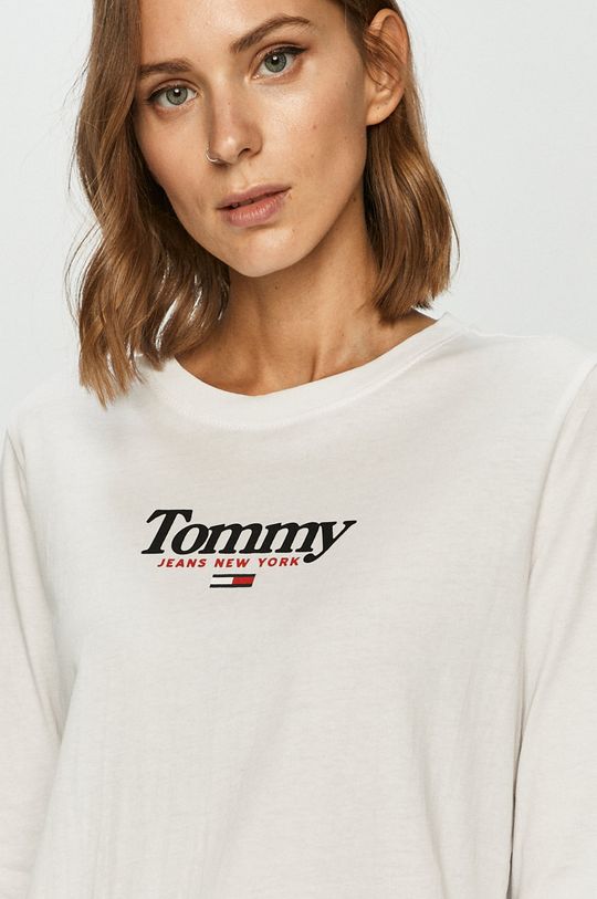 bijela Tommy Jeans - Majica dugih rukava