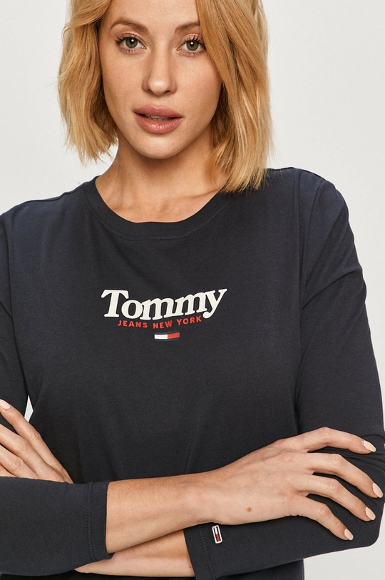 granatowy Tommy Jeans - Longsleeve DW0DW08941