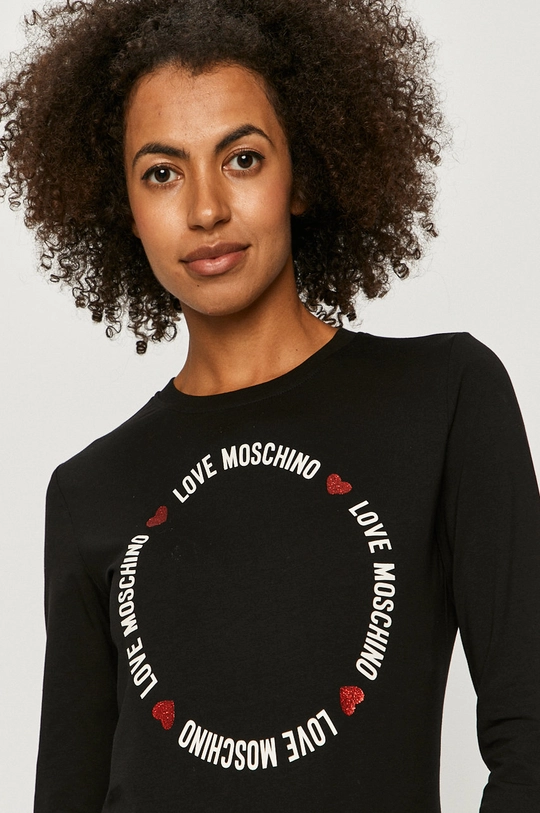 чорний Love Moschino - Лонгслів