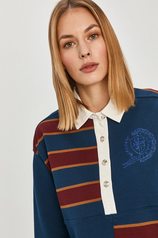 tmavomodrá Tommy Hilfiger - Tričko s dlhým rukávom x Tommy Icons