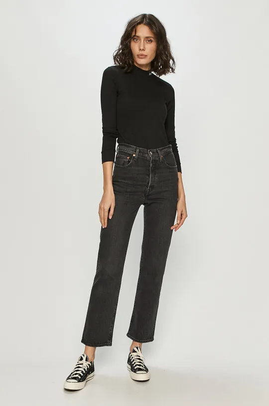 Calvin Klein Jeans - Longsleeve J20J215209 czarny