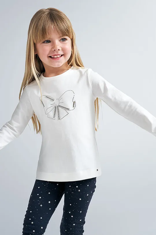 béžová Mayoral - Detské tričko s dlhým rukávom 92-134 cm Dievčenský