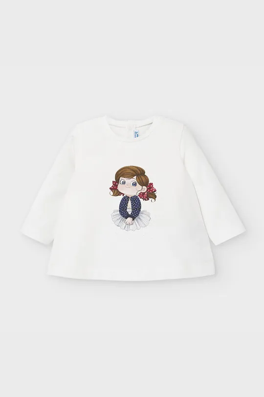 biela Mayoral - Detské tričko s dlhým rukávom 68-98 cm Dievčenský