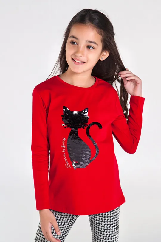 červená Mayoral - Detské tričko s dlhým rukávom 128-167 cm Dievčenský