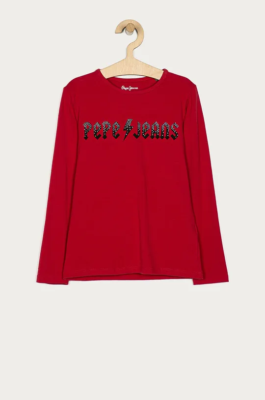 červená Pepe Jeans - Detské tričko s dlhým rukávom Rona 104-180 cm Dievčenský
