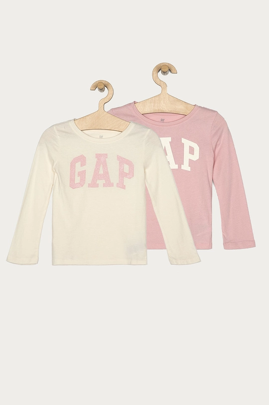 różowy GAP - Longsleeve dziecięcy 104-176 cm (2-pack) Dziewczęcy