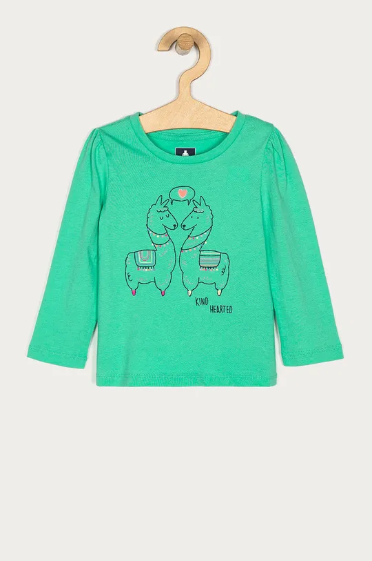zelená GAP - Detské tričko s dlhým rukávom 74-110 cm Dievčenský