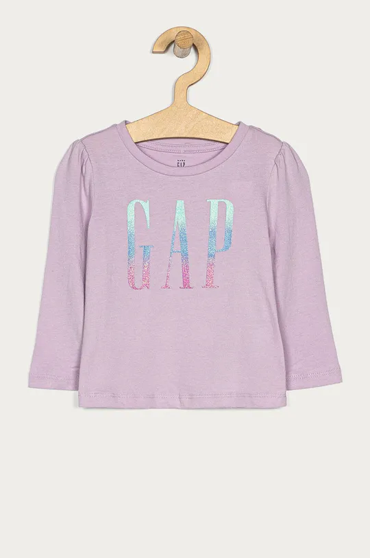 fialová GAP - Detské tričko s dlhým rukávom 74-110 cm Dievčenský