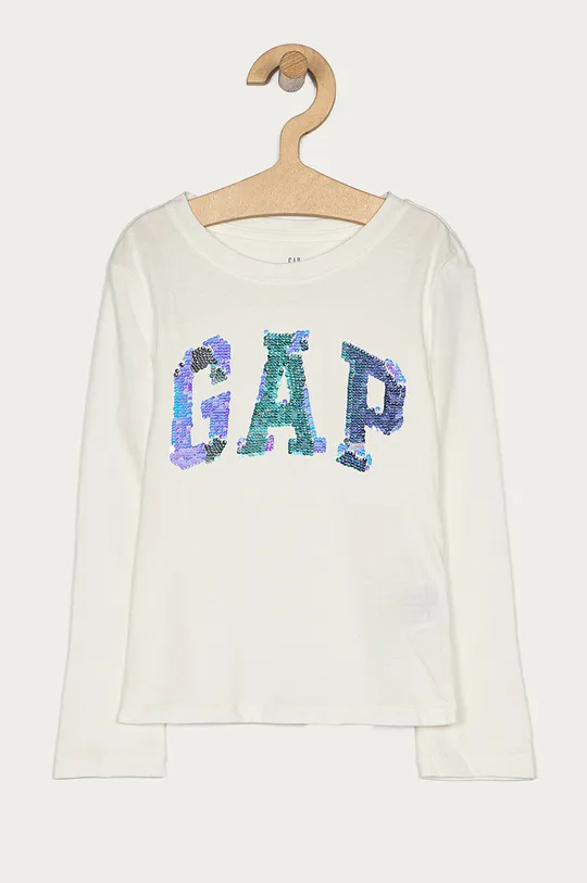 biela GAP - Detské tričko s dlhým rukávom 104-176 cm Dievčenský