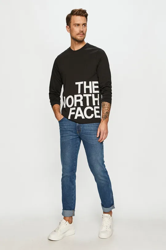 The North Face - Hosszú ujjú fekete