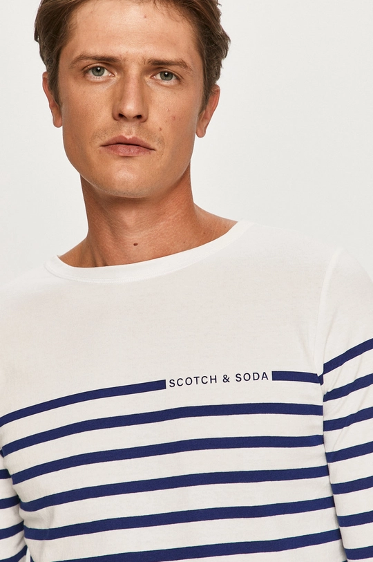 béžová Scotch & Soda - Tričko s dlhým rukávom