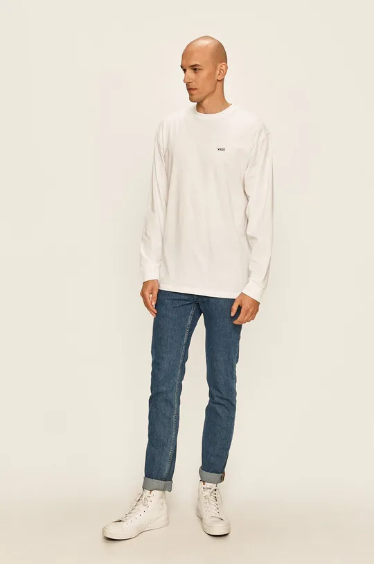 Vans - Tričko s dlhým rukávom biela