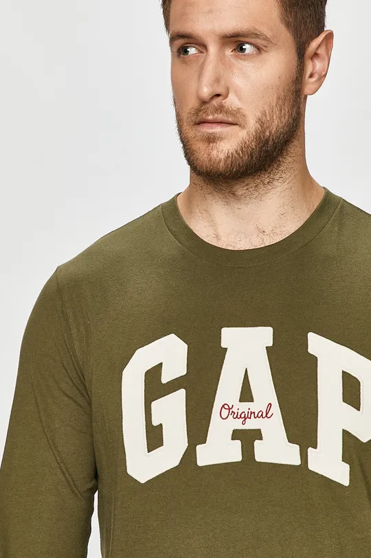 zelená GAP - Tričko s dlhým rukávom