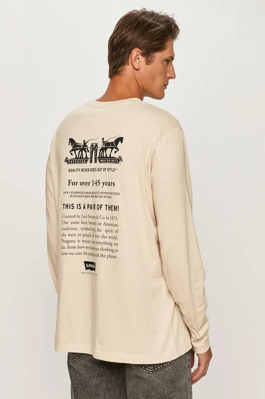 Levi's - Tričko s dlhým rukávom  100% Bavlna