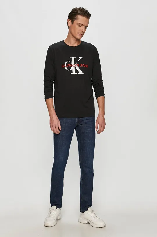 Calvin Klein Jeans - Longsleeve J30J319224 czarny