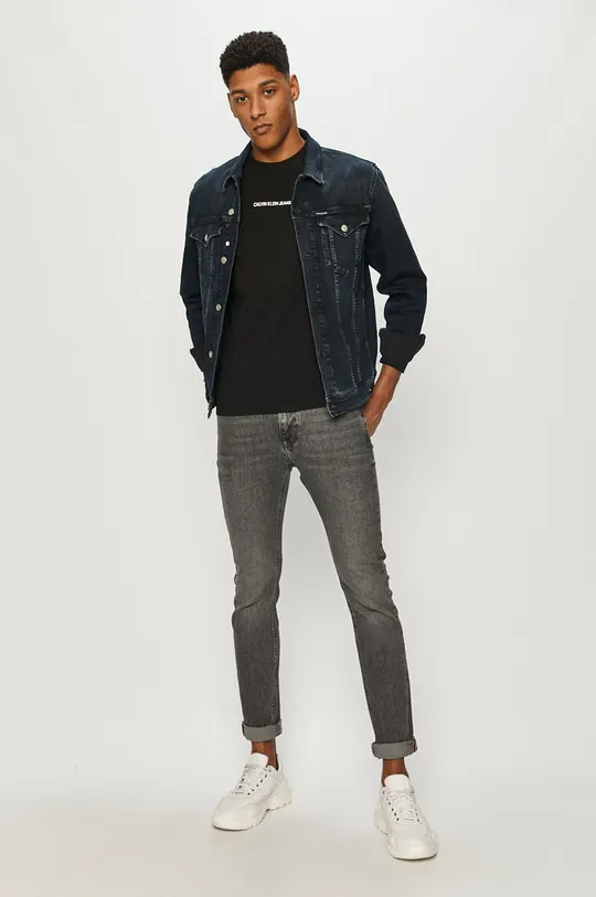 Calvin Klein Jeans - Longsleeve J30J316991 czarny