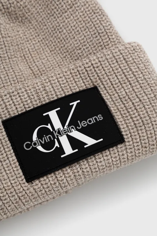 Μάλλινο σκουφί Calvin Klein Jeans  Φόδρα: 100% Μαλλί