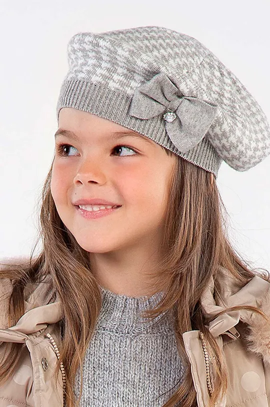 Mayoral - Детская шапка, снуд и перчатки серый