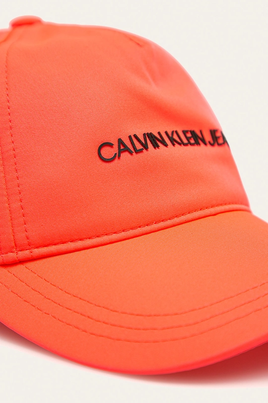 Calvin Klein Jeans - Detská čiapka oranžová