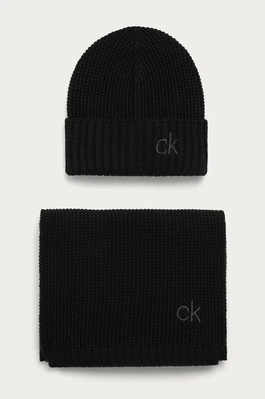 čierna Calvin Klein - Čiapka a šál Pánsky