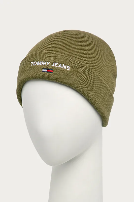 Tommy Jeans - Čiapka zelená