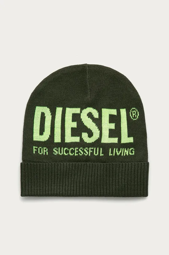 zielony Diesel - Czapka Męski