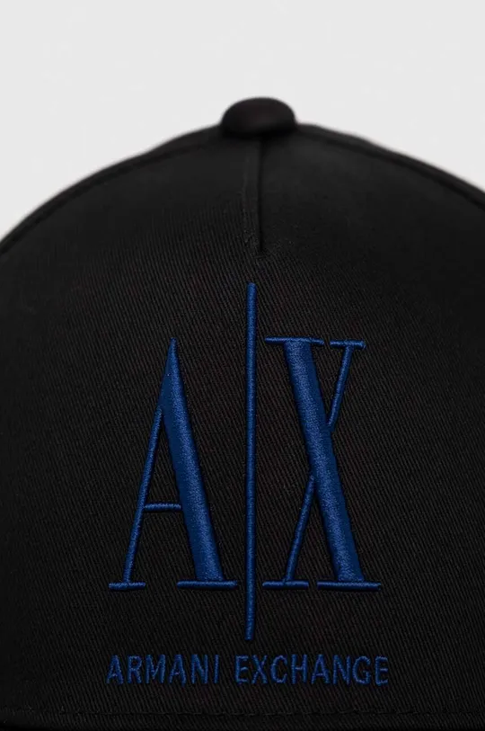 Βαμβακερό καπέλο του μπέιζμπολ Armani Exchange Κύριο υλικό: 100% Βαμβάκι Φόδρα: 100% Βαμβάκι Εφαρμογή: 100% Πολυεστέρας