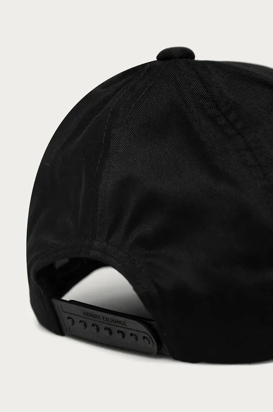 Armani Exchange berretto in cotone nero