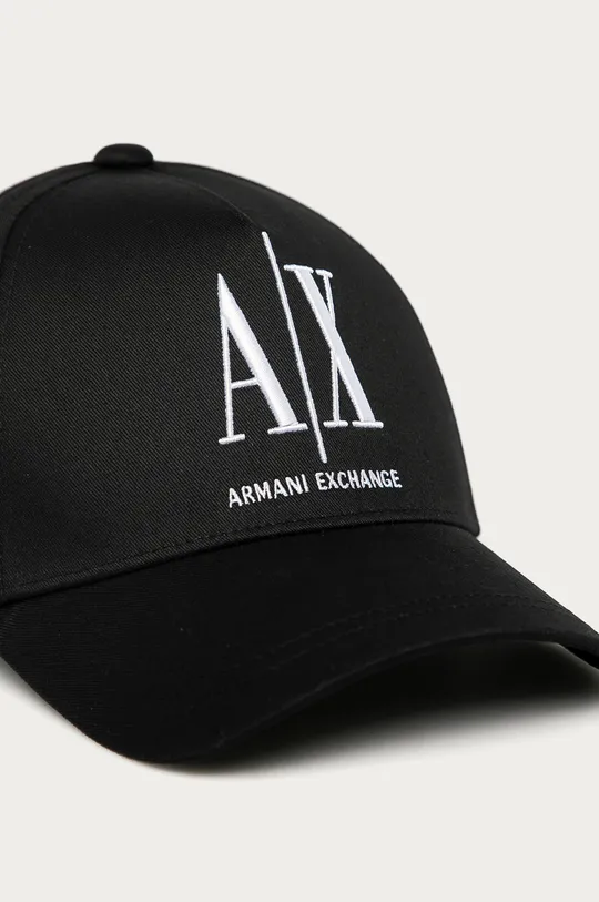 Хлопковая кепка Armani Exchange Основной материал: 100% Хлопок Подкладка: 100% Хлопок Аппликация: 100% Полиэстер