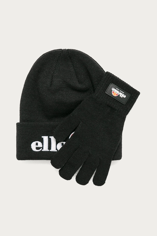 czarny Ellesse - Czapka i rękawiczki Unisex