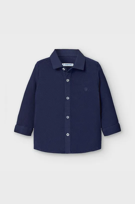 голубой Mayoral - Детская хлопковая рубашка 74-98 cm Для мальчиков