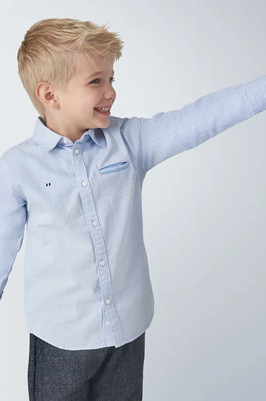 голубой Mayoral - Детская рубашка 98-134 cm Для мальчиков