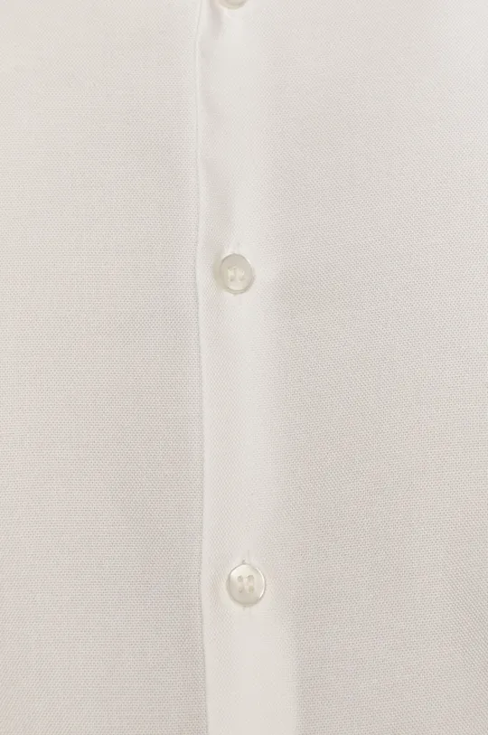 Calvin Klein - Bavlnená košeľa biela
