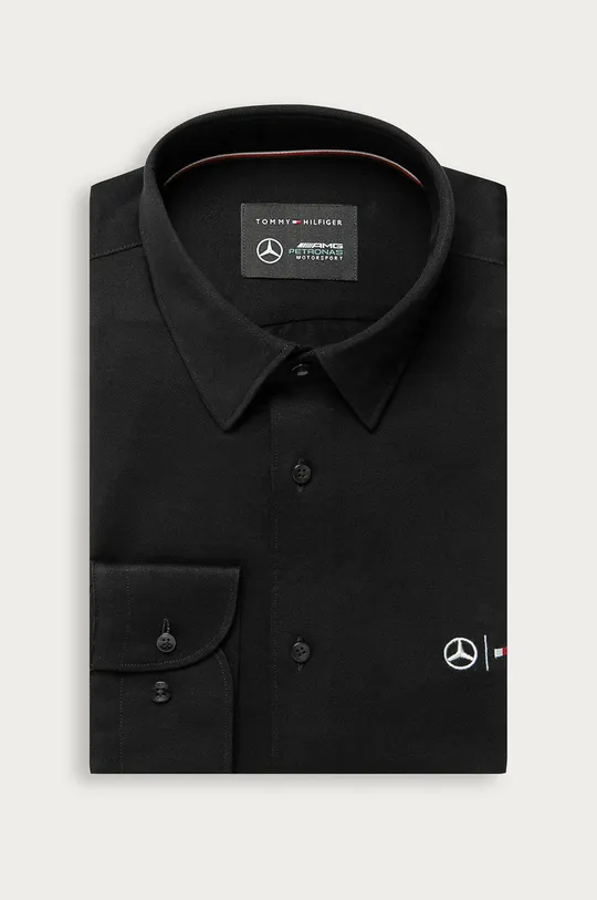 чёрный Tommy Hilfiger Tailored - Хлопковая рубашка X Mercedes-Benz Мужской