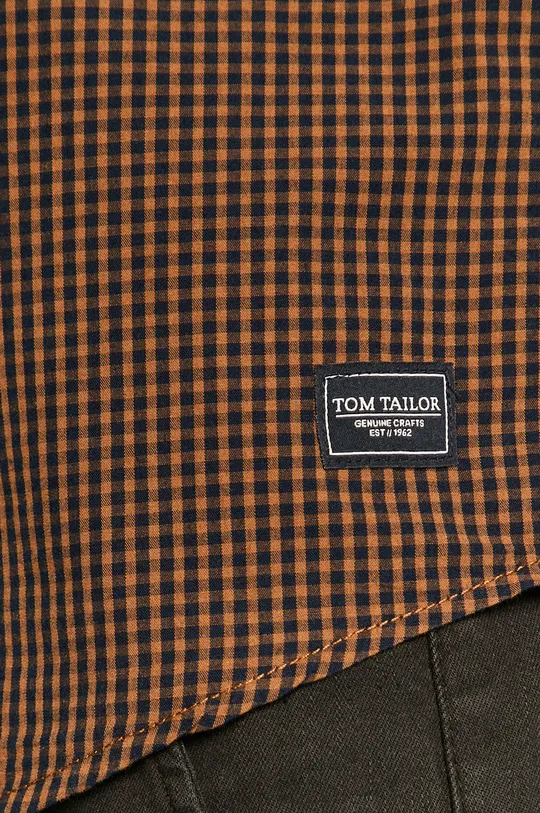 Tom Tailor Denim - Бавовняна сорочка темно-синій