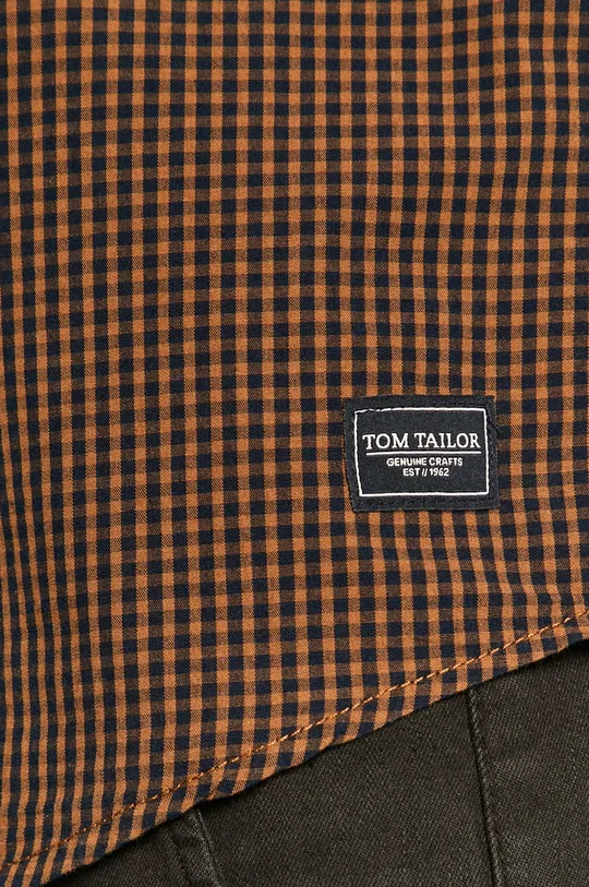 Tom Tailor Denim - Bavlnená košeľa tmavomodrá