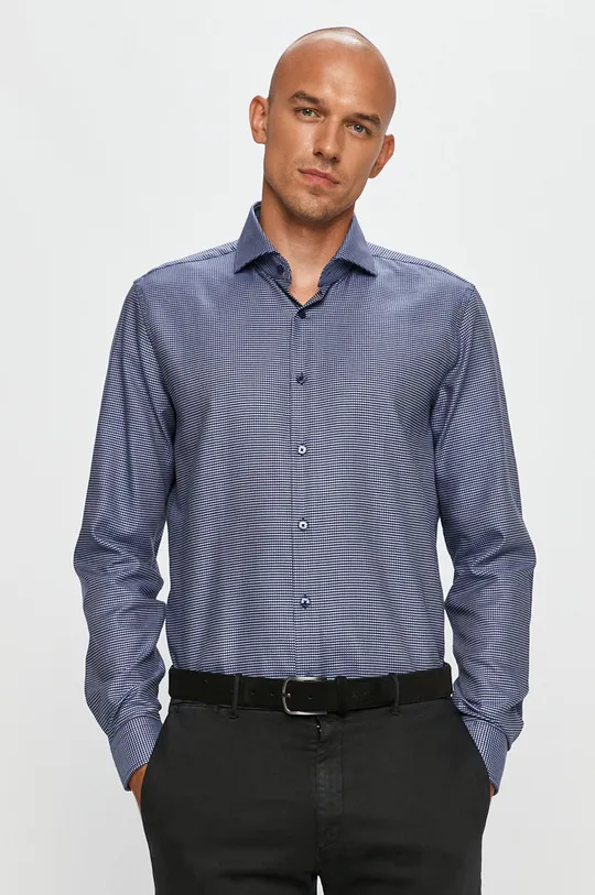 Strellson - Bavlnená košeľa modrá