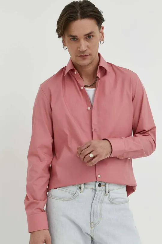 rosa HUGO camicia