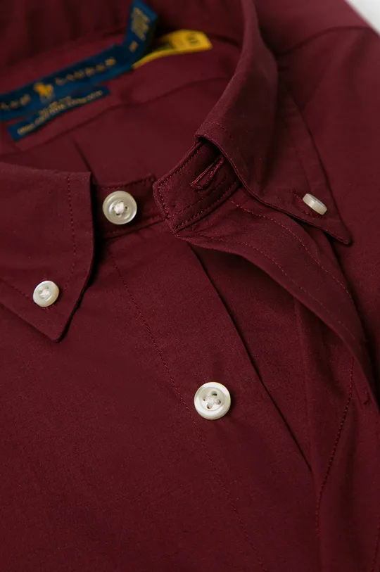 Polo Ralph Lauren - Bavlnená košeľa burgundské