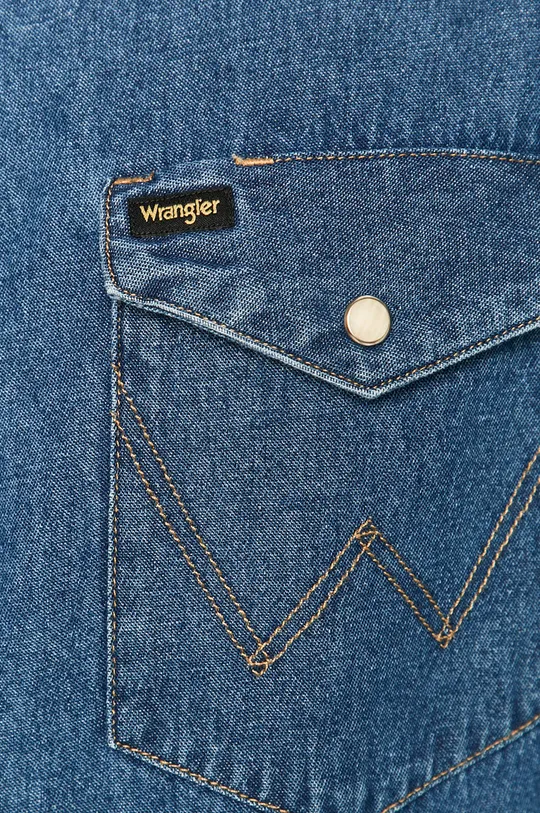 Wrangler - Koszula jeansowa niebieski