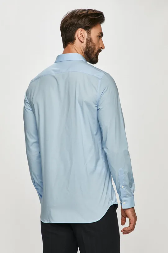 modrá Lacoste Bavlnená košeľa