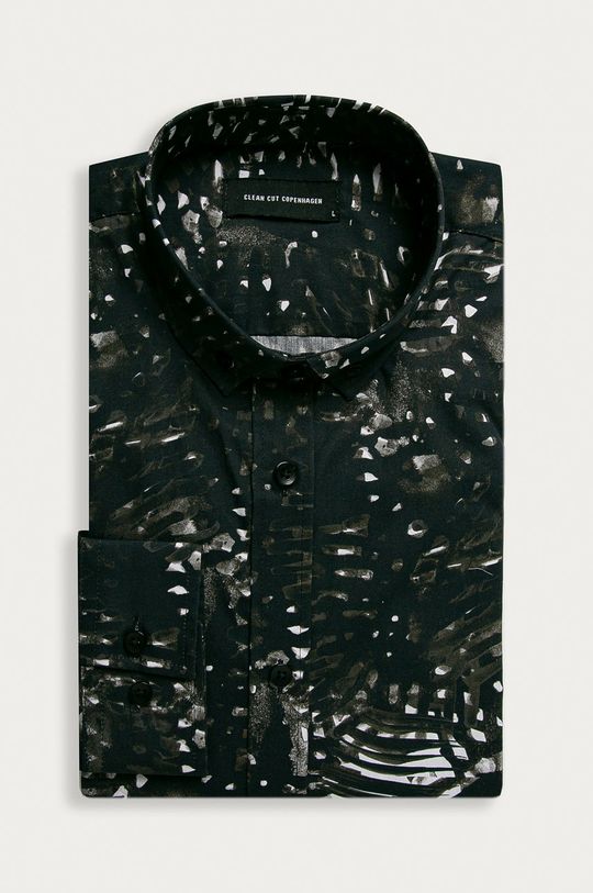 tmavomodrá Clean Cut Copenhagen - Bavlnená košeľa Pánsky