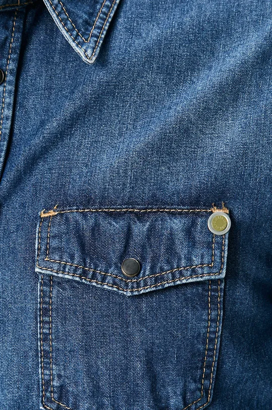 Pepe Jeans - Rifľová košeľa Hammond modrá