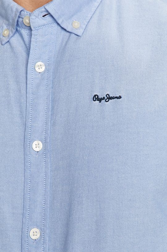 Pepe Jeans - Bavlněná košile Schar Ro modrá