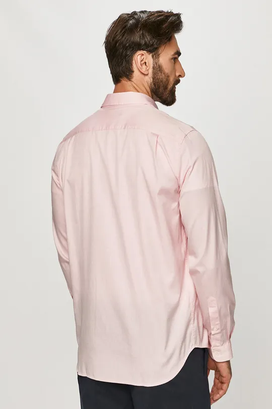 ροζ Lacoste - Βαμβακερό πουκάμισο